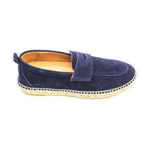 Men Espadrilles Afelpado Azul