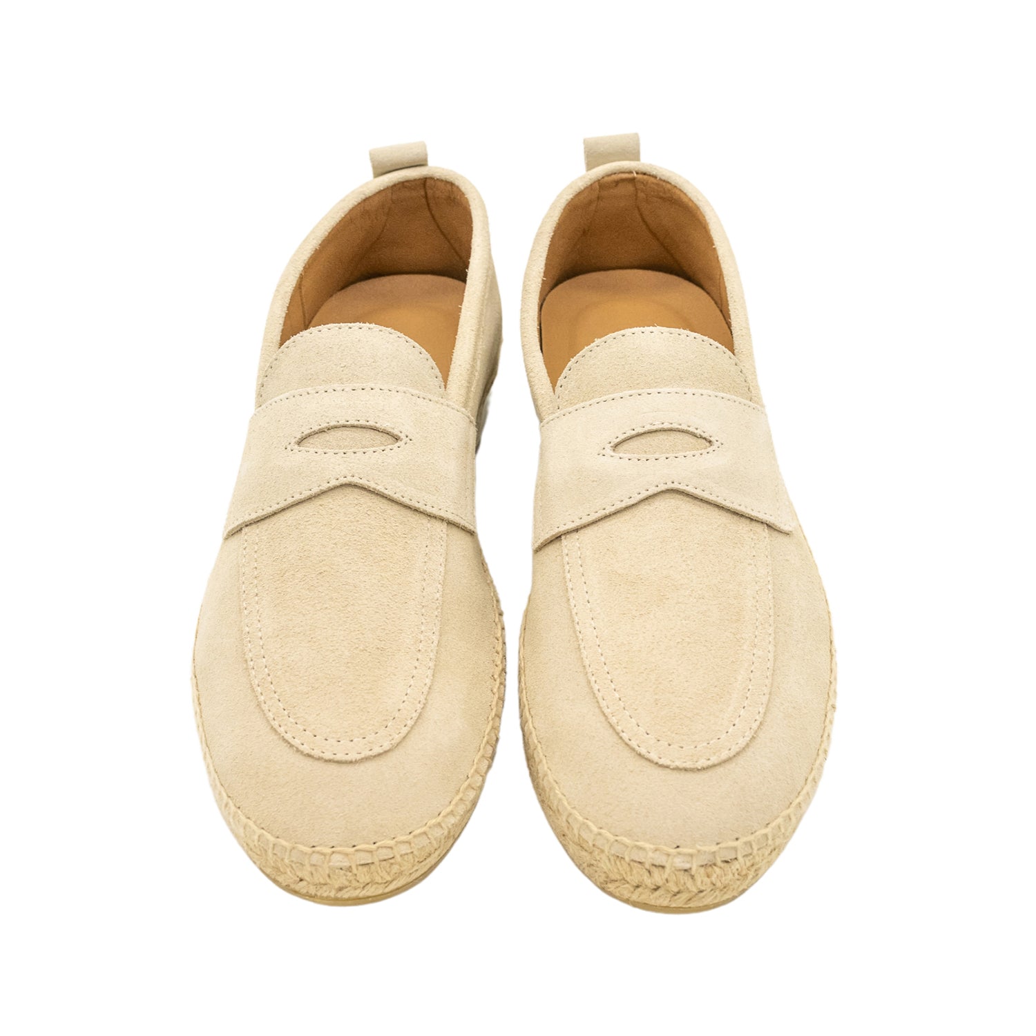 Men Espadrilles Afelpado Crudo