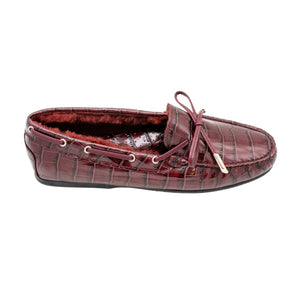 Moccasin Cocco Bordo gefüttert