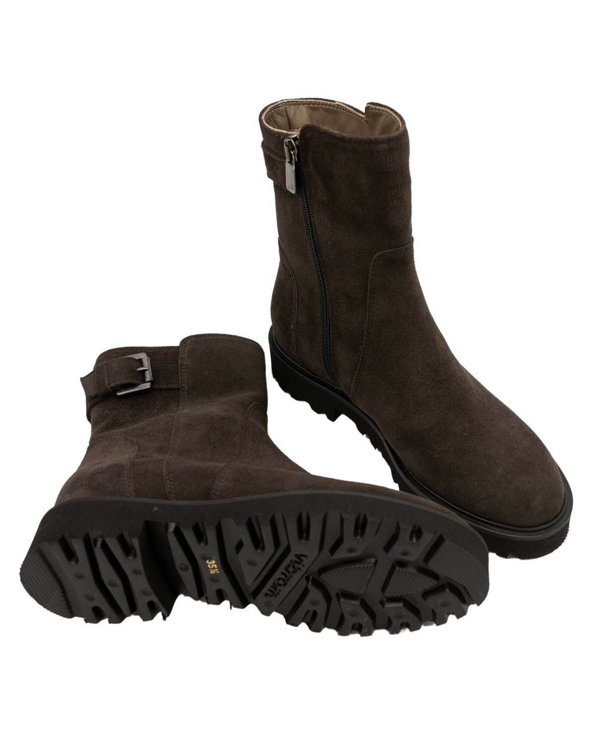 Moka Zip Stiefelette gefüttert