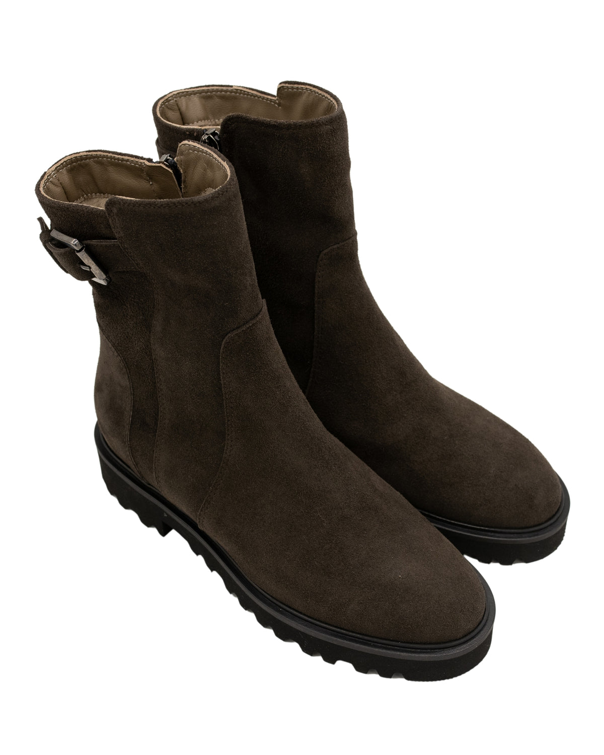 Moka Zip Stiefelette gefüttert