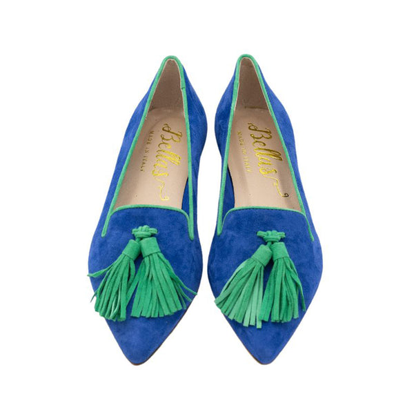 Navy - Verde Estivo Pointy (Lange Tassel)