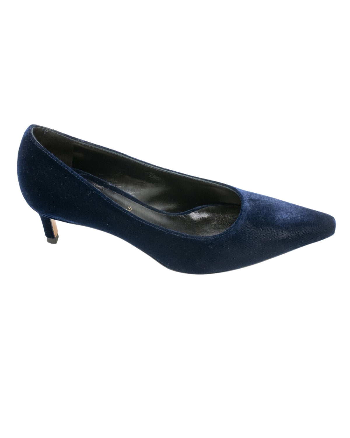 Navy Velvet Pumps