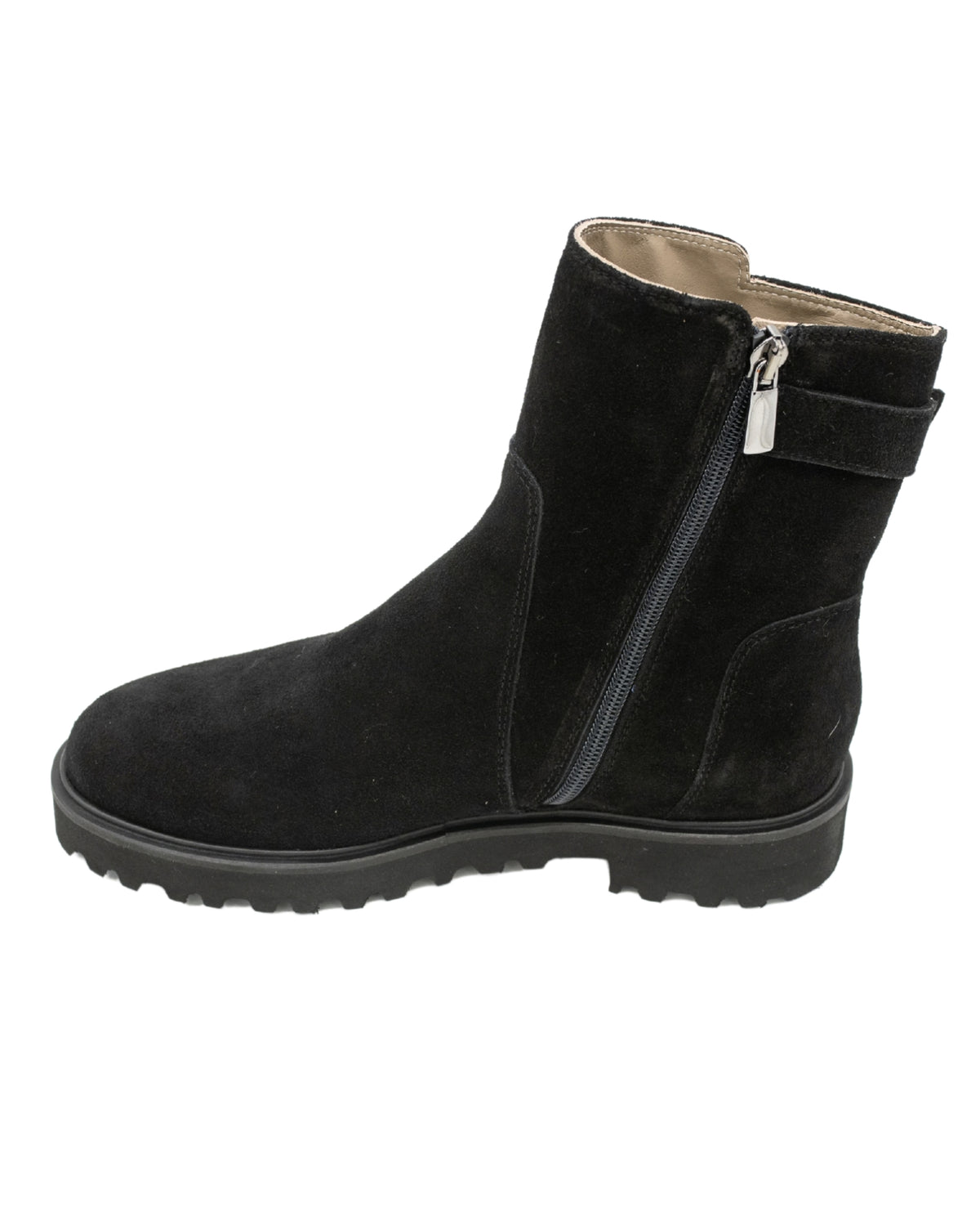 Nero Zip Stiefelette gefüttert