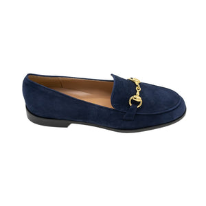 Pennyloafer Blu Horsebit