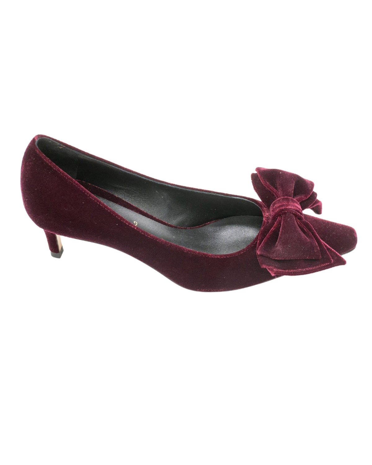 Rubino Velvet Schleifen Pumps