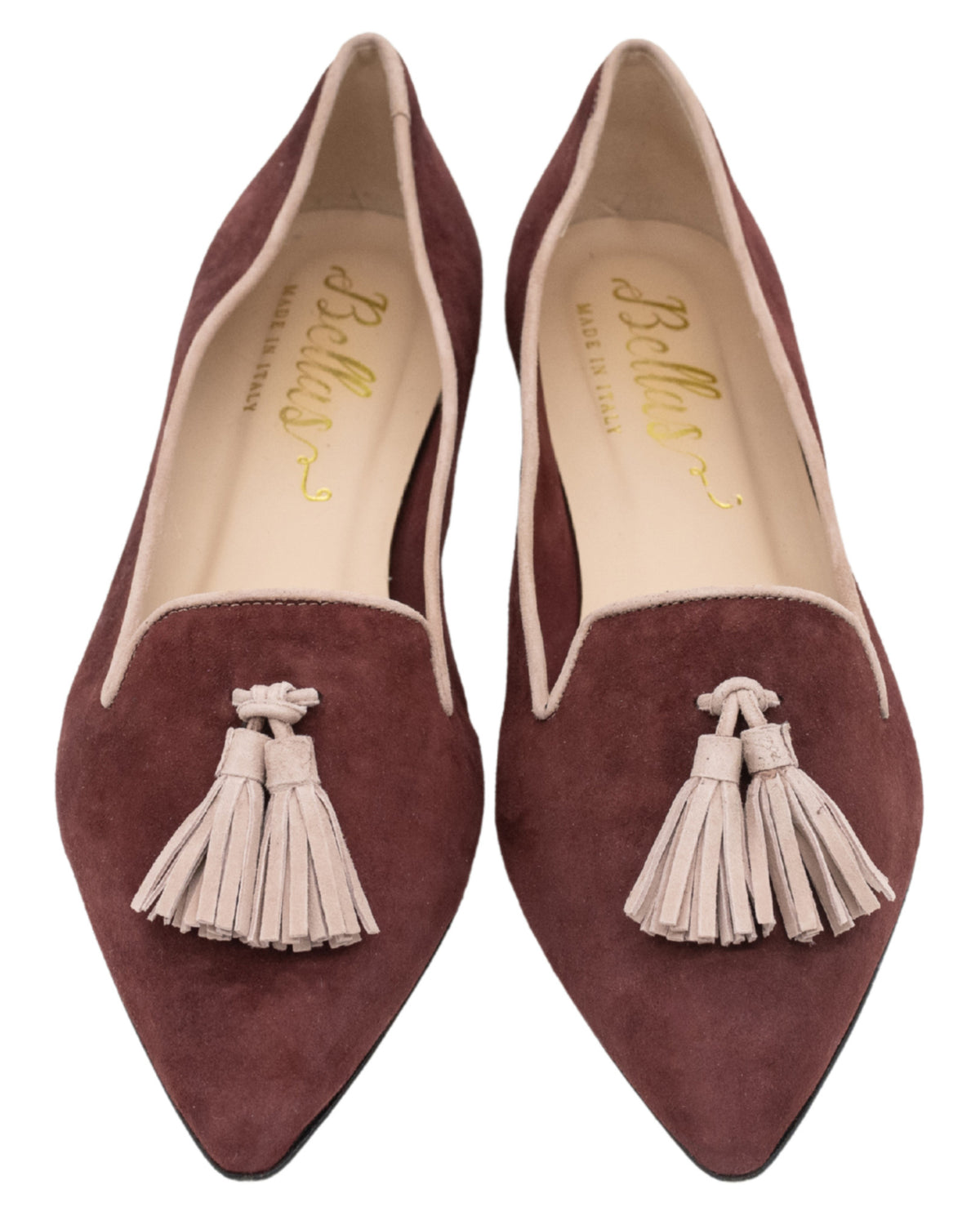 Syrah-Pink Tasselloafer Pointy