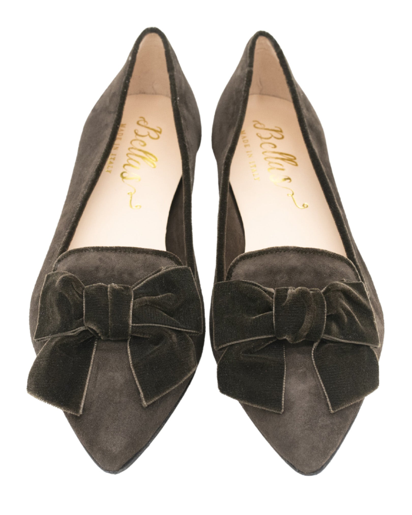 T.Moro-Dark Brown Schleifenloafer Pointy