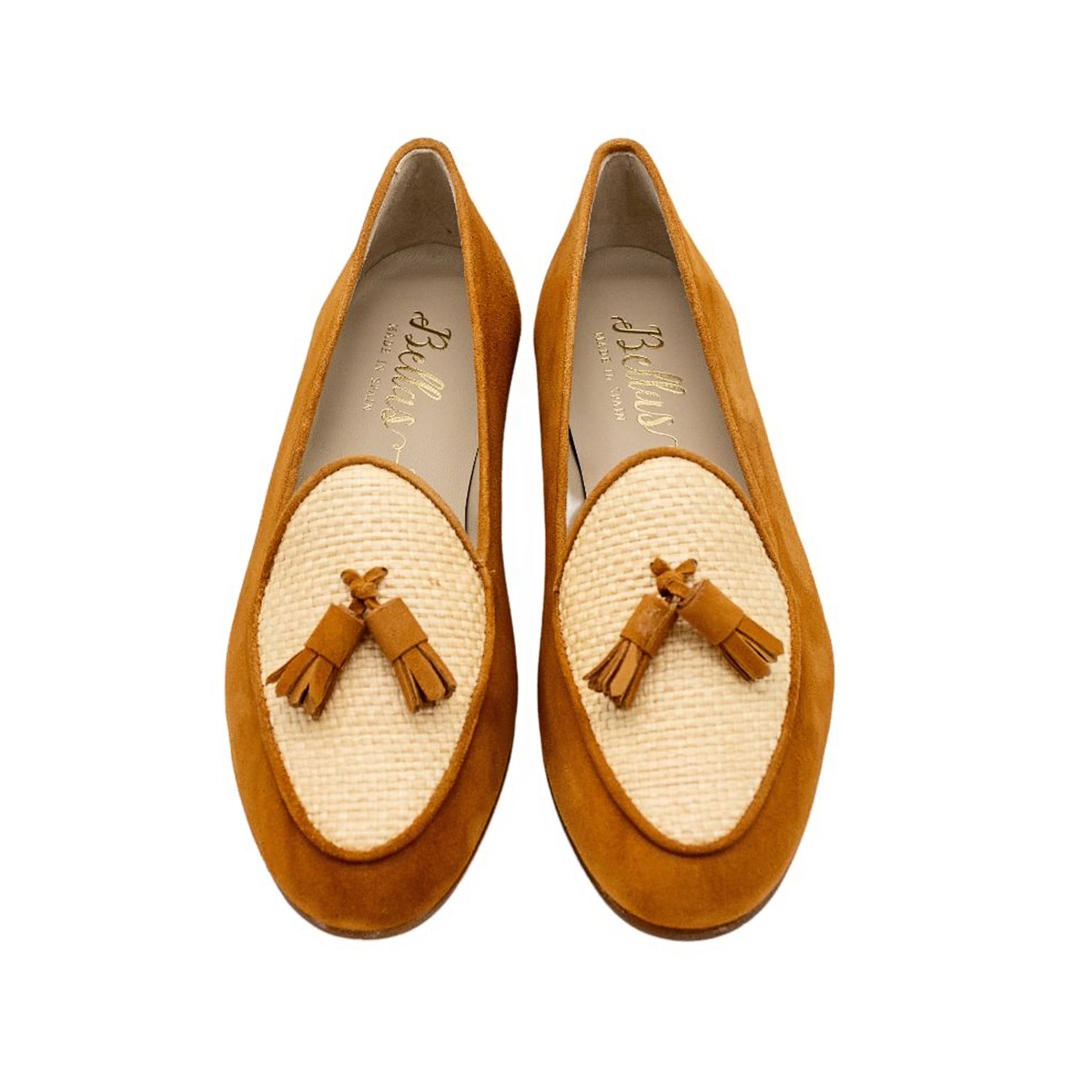 SHOOTINGSCHUH Tasselloafer Raffia Cuero 41