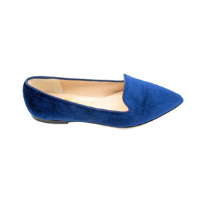 Velvet Navy Pointy