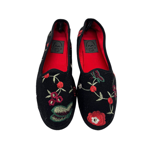 MUSTERSCHUH Furlane Nero Flowers 41