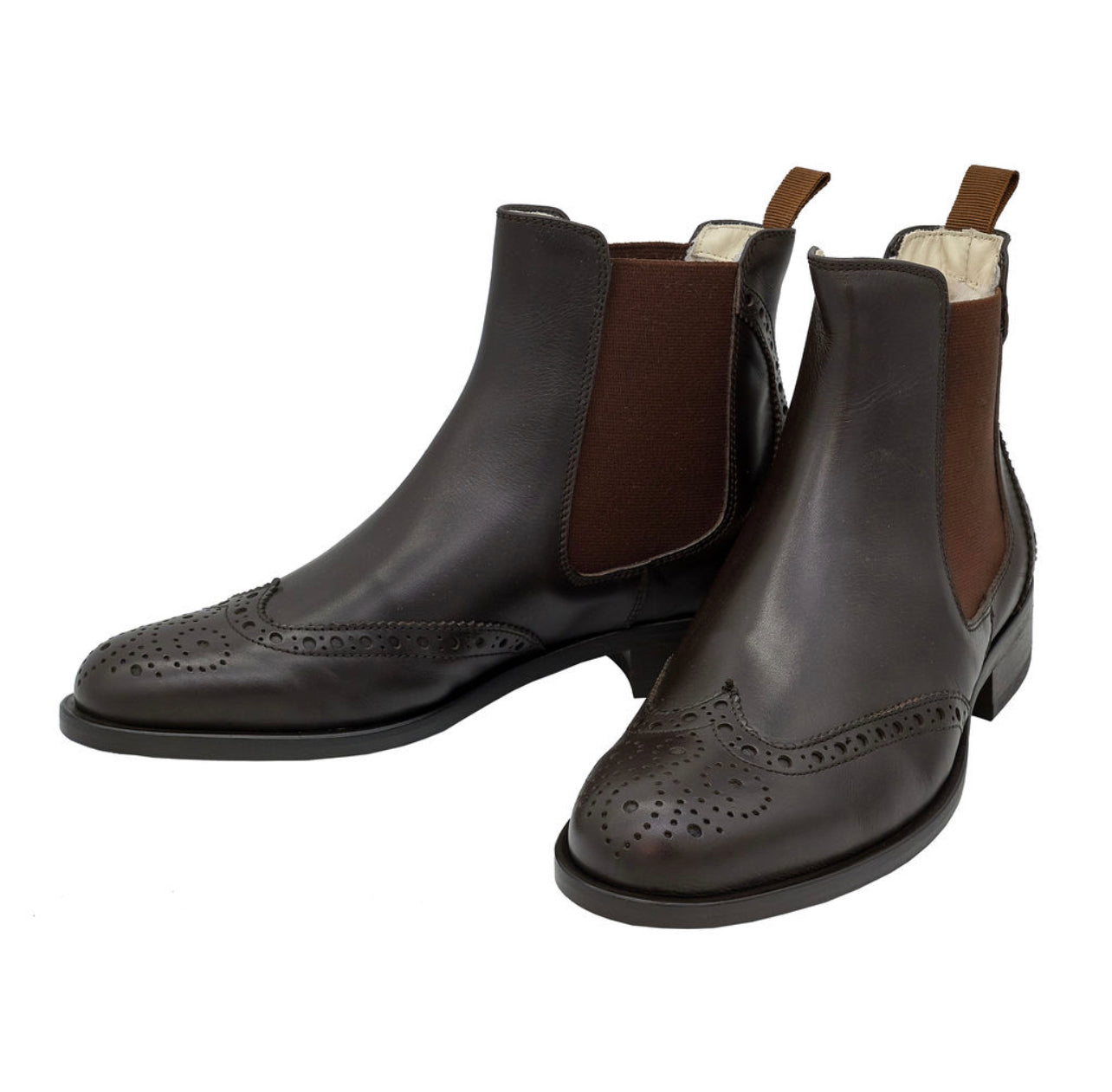 Pompei 13 Dunkelbraun mit Lammfell gefüttert