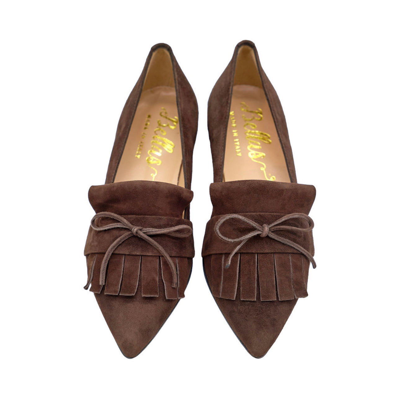 Fringe Pointy Loafer Espresso